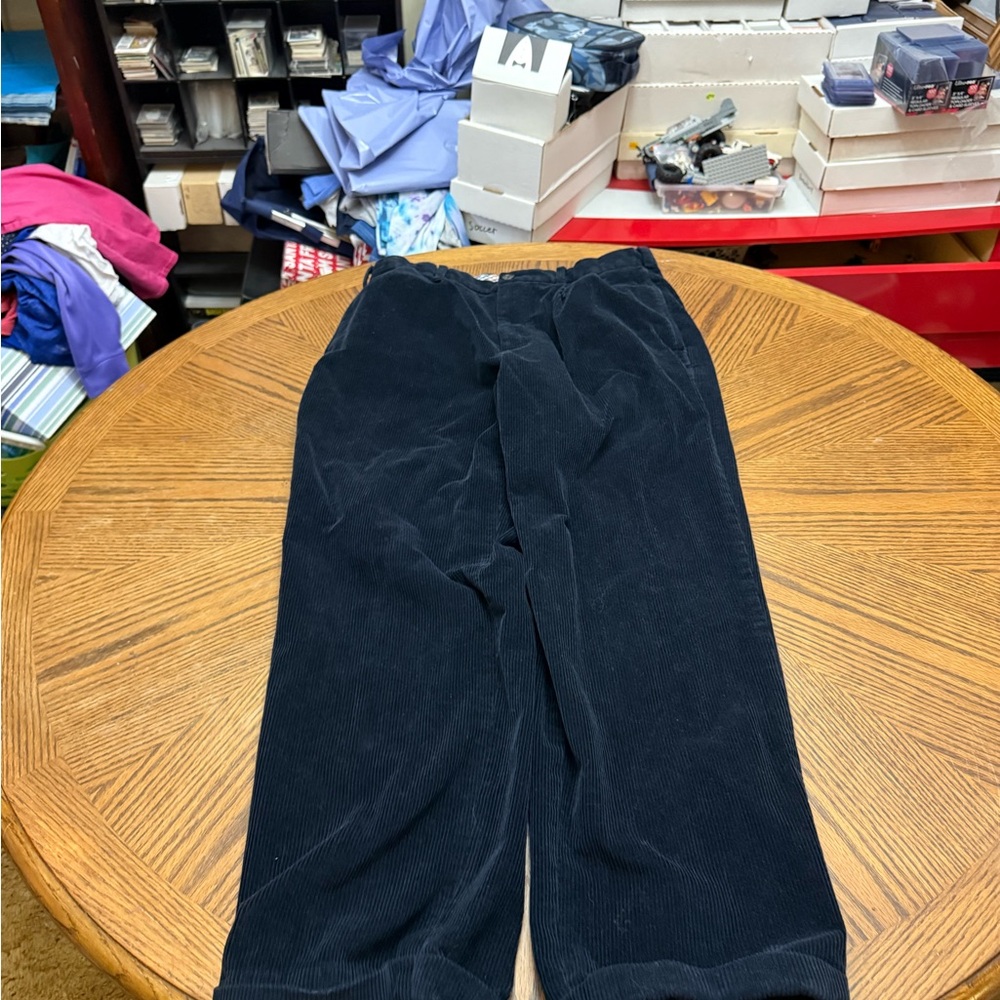 Brooks Brothers Men's Navy Corduroy Trousers